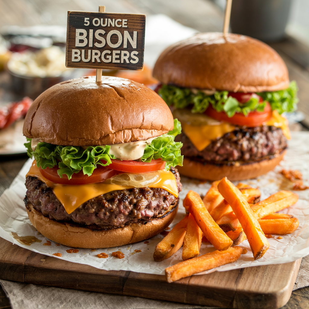 Bison Burgers