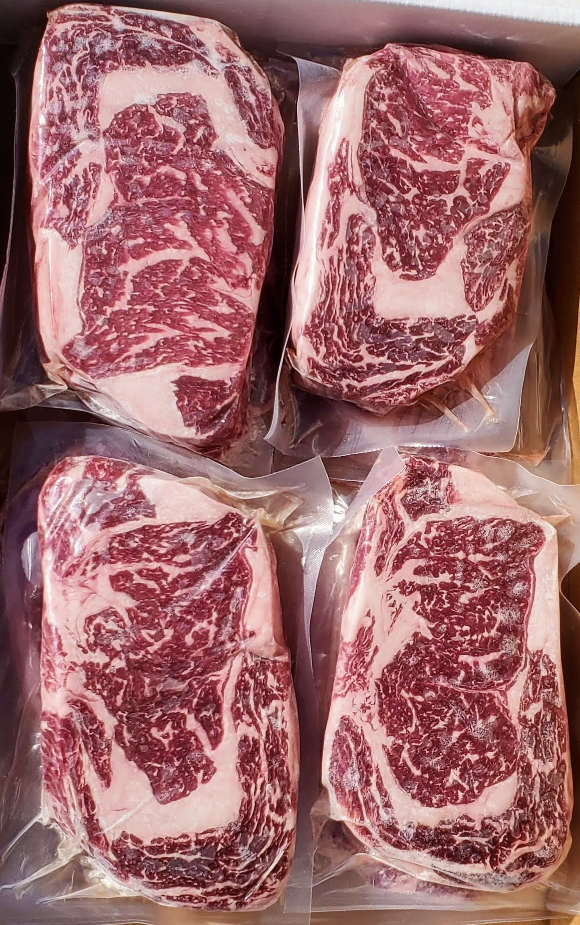 Prime Rib Eye Steaks