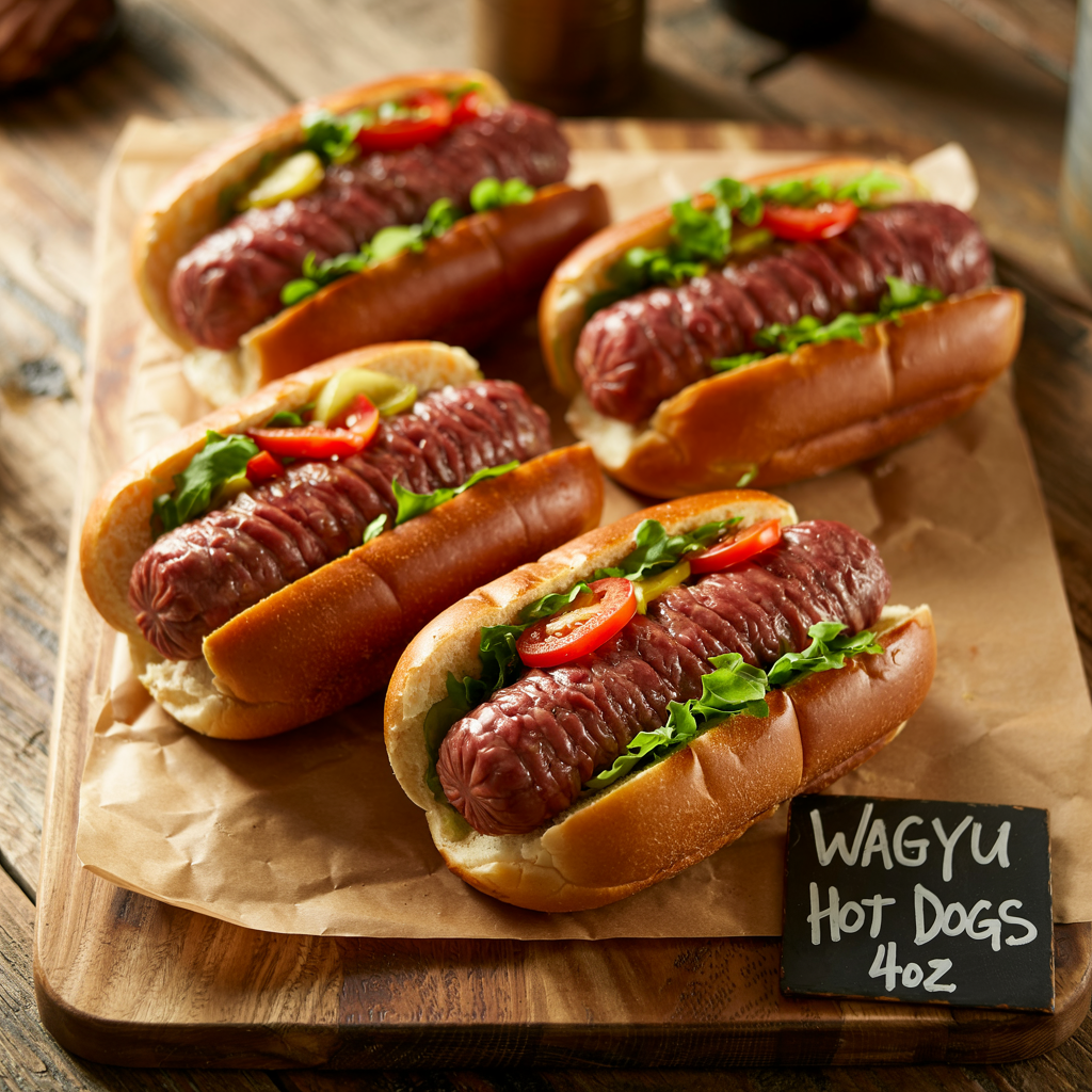 Wagyu-Kobe Beef Hot Dogs Image 3